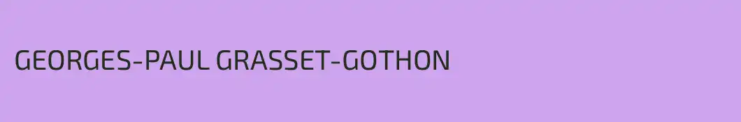 GEORGES-PAUL GRASSET-GOTHON